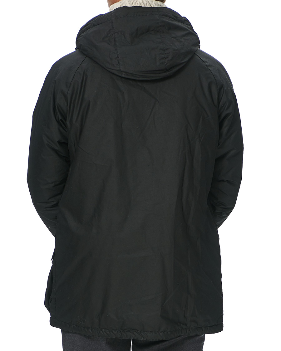 Herre | Jakker | Barbour Gold Standard | Scalpay Hunting Hooded Wax Jacket Black