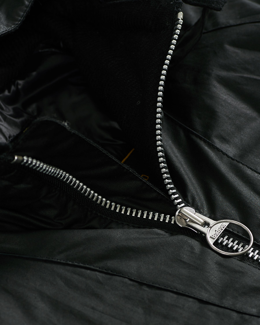 Herre | Jakker | Barbour Gold Standard | Scalpay Hunting Hooded Wax Jacket Black