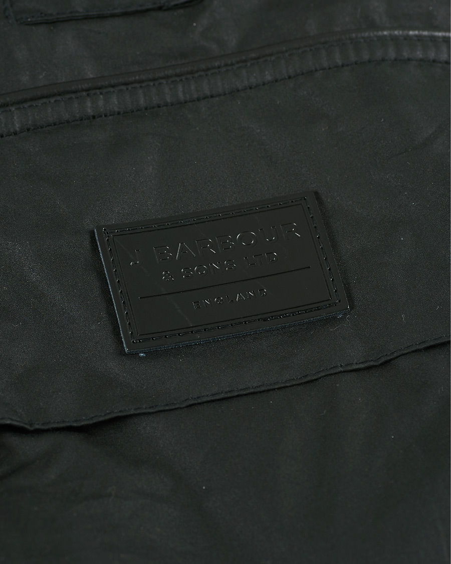Herre | Jakker | Barbour Gold Standard | Scalpay Hunting Hooded Wax Jacket Black