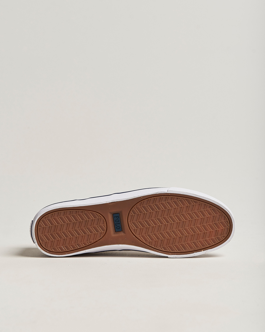 Herre | Polo Ralph Lauren Hanford Canvas Sneaker White/Navy | Polo Ralph Lauren | Hanford Canvas Sneaker White/Navy