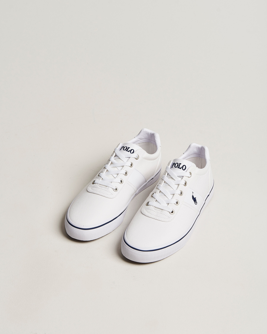 Herre | Sneakers med lavt skaft | Polo Ralph Lauren | Hanford Canvas Sneaker White/Navy