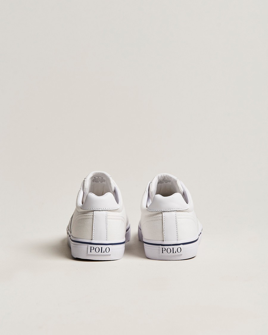 Herre | Polo Ralph Lauren Hanford Canvas Sneaker White/Navy | Polo Ralph Lauren | Hanford Canvas Sneaker White/Navy