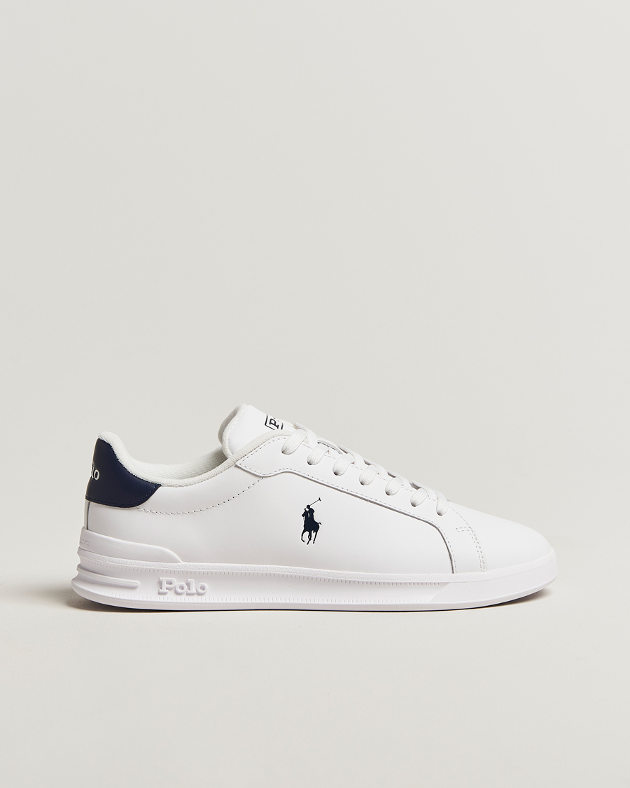 Herre | Sneakers | Polo Ralph Lauren | Heritage Court Sneakers White/Newport Navy