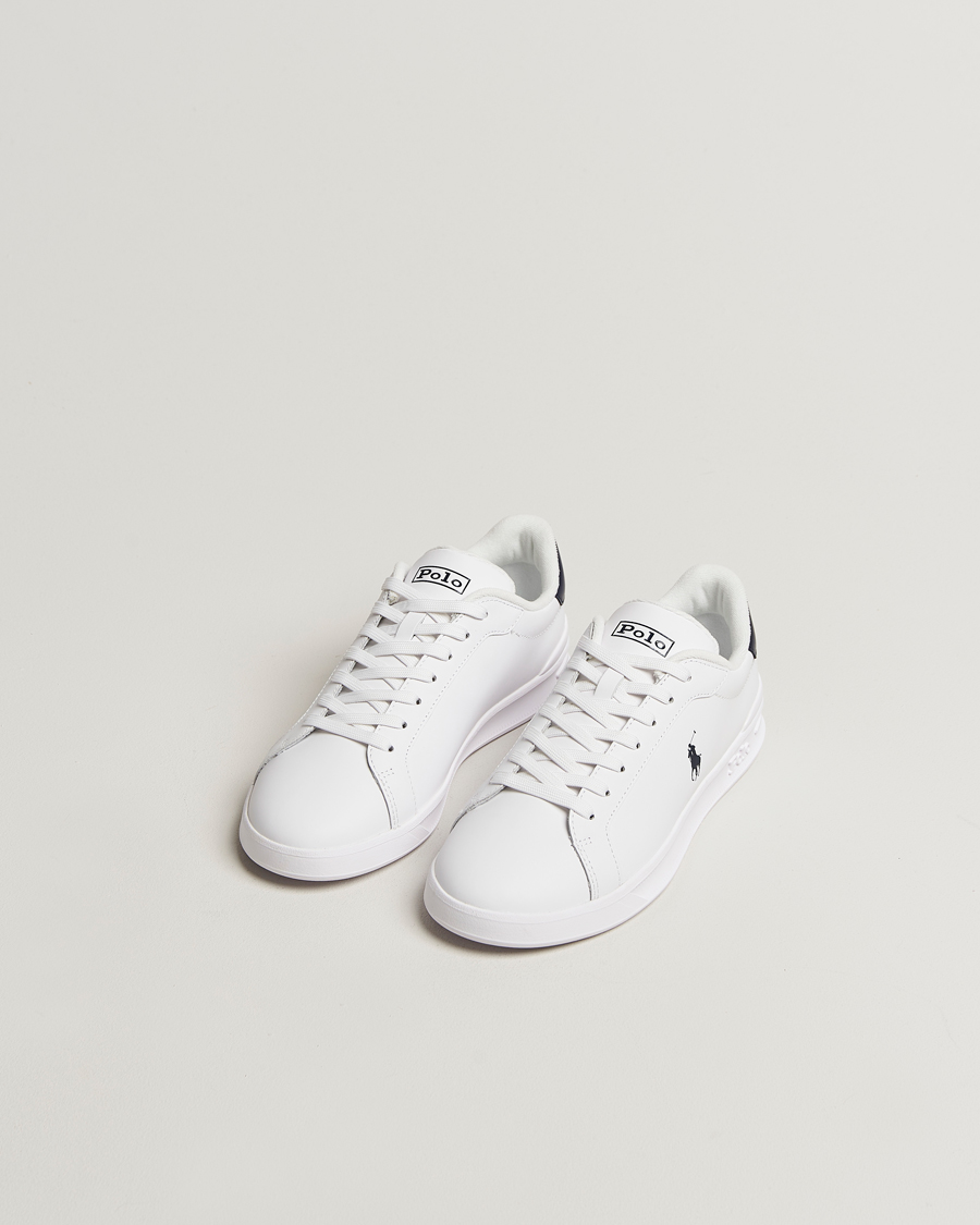 Herre | Sneakers | Polo Ralph Lauren | Heritage Court Sneakers White/Newport Navy