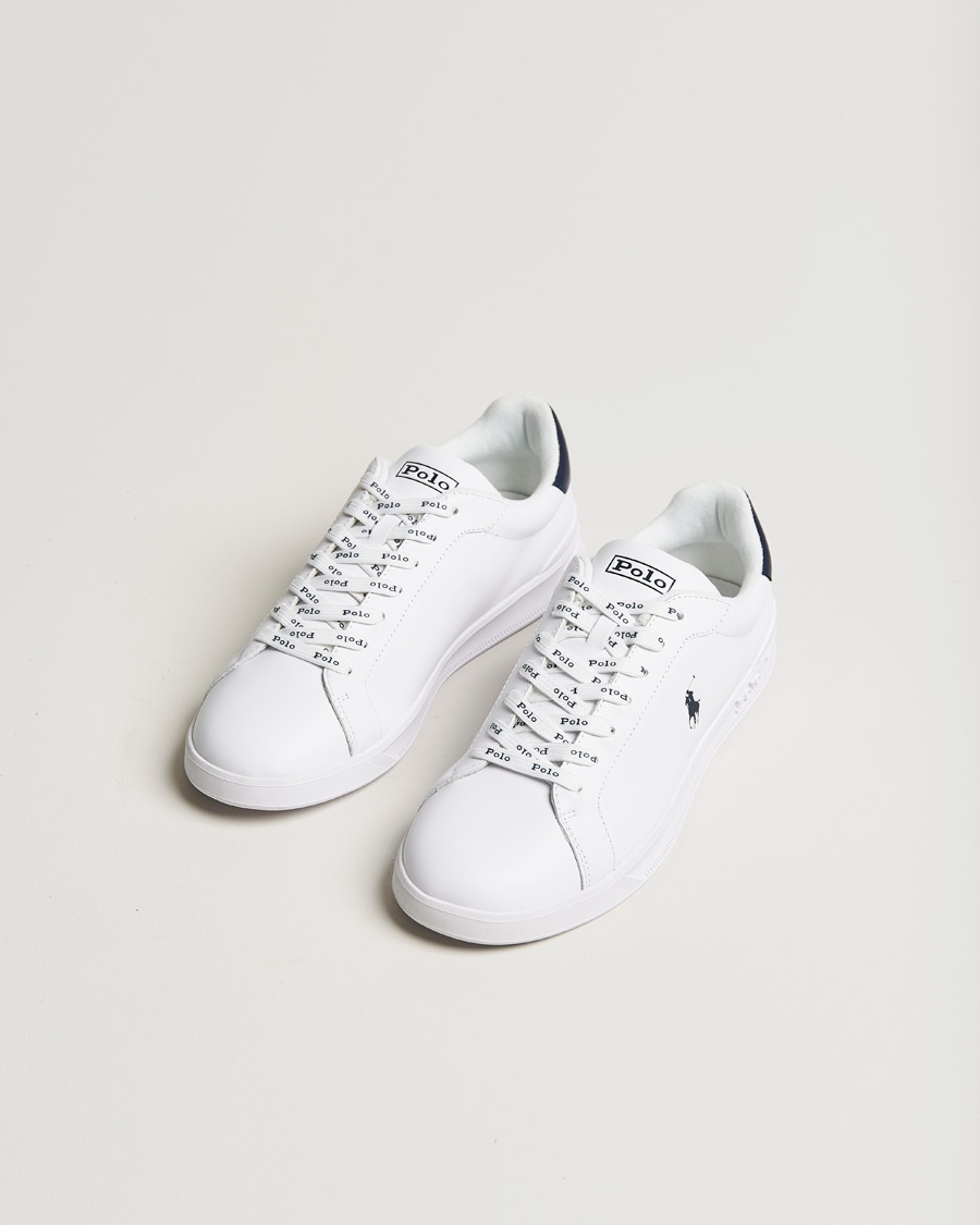 Herre | Sneakers med lavt skaft | Polo Ralph Lauren | Heritage Court Sneaker White/Newport Navy