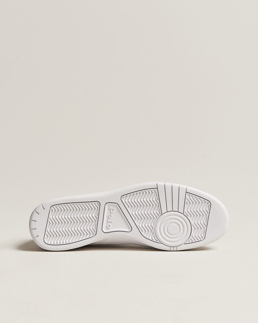 Herre | Polo Ralph Lauren Court Luxury Leather Sneaker White | Polo Ralph Lauren | Court Luxury Leather Sneaker White