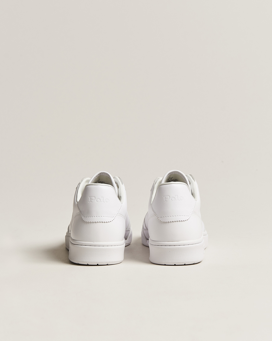 Herre | Polo Ralph Lauren Court Luxury Leather Sneaker White | Polo Ralph Lauren | Court Luxury Leather Sneaker White