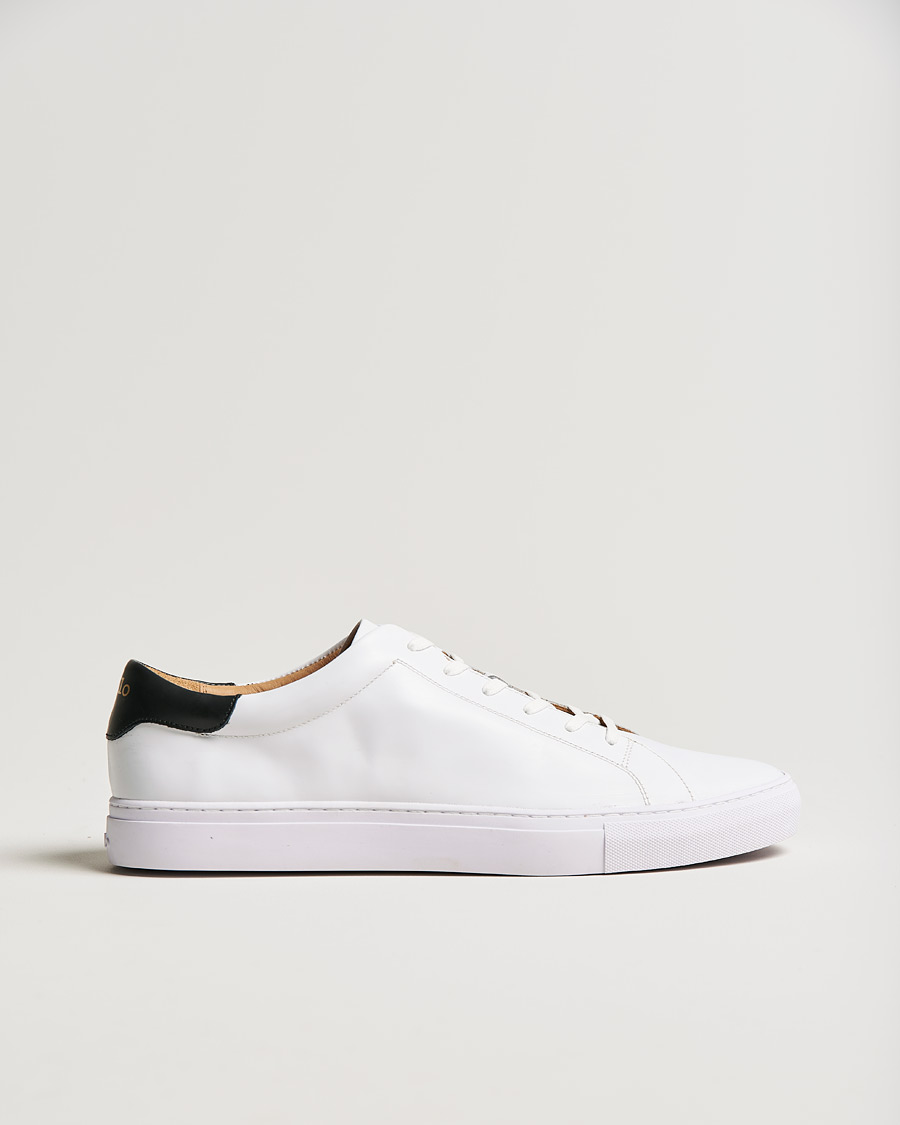 Herre |  | Polo Ralph Lauren | Jermain II Sneaker Black Heel White
