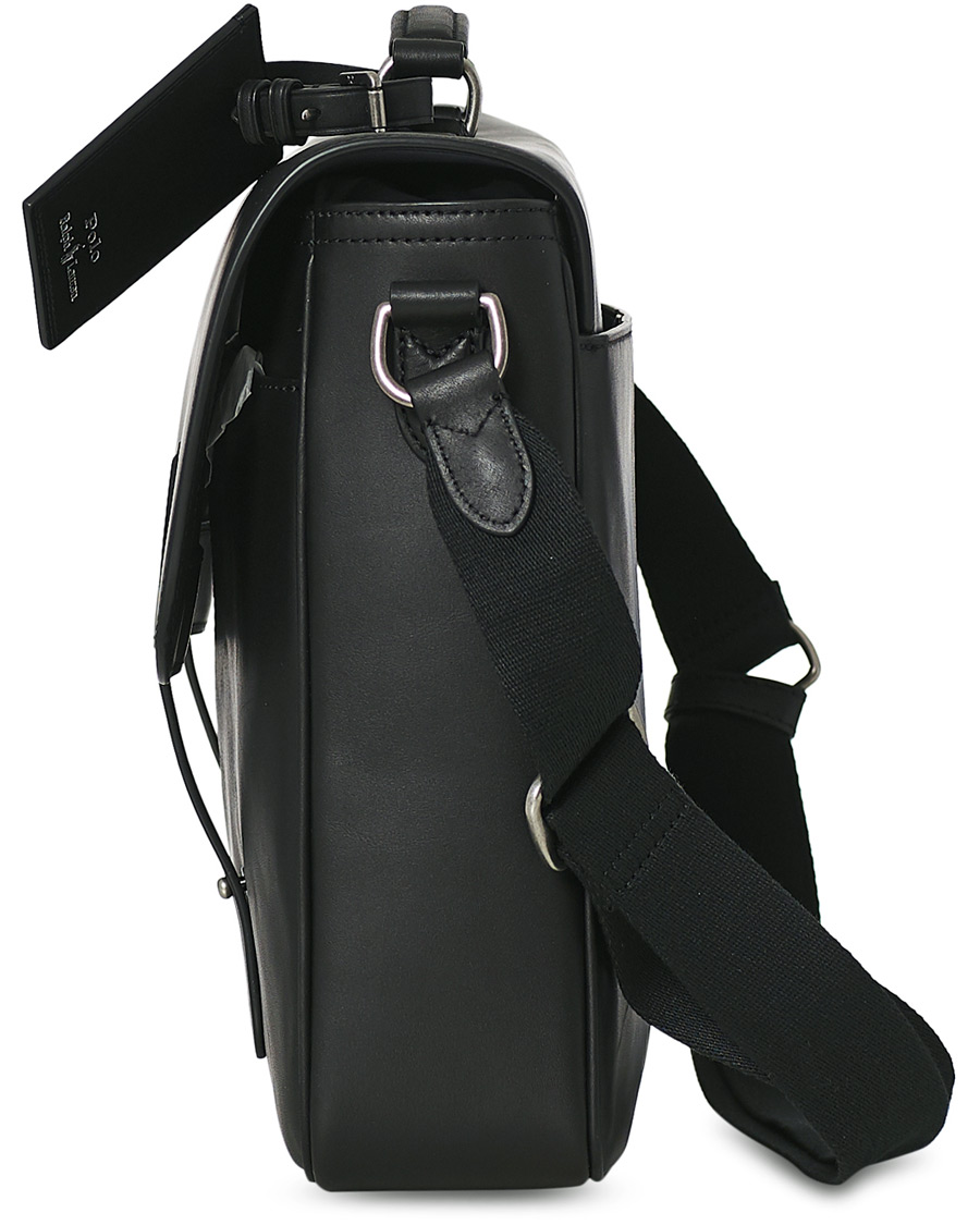 Herre | Polo Ralph Lauren Messenger Bag Black Leather | Polo Ralph Lauren | Messenger Bag Black Leather