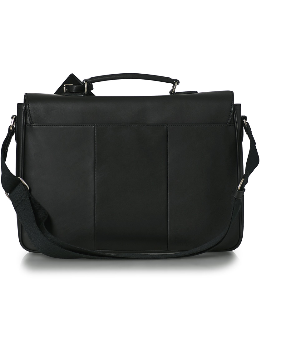 Herre | Polo Ralph Lauren Messenger Bag Black Leather | Polo Ralph Lauren | Messenger Bag Black Leather