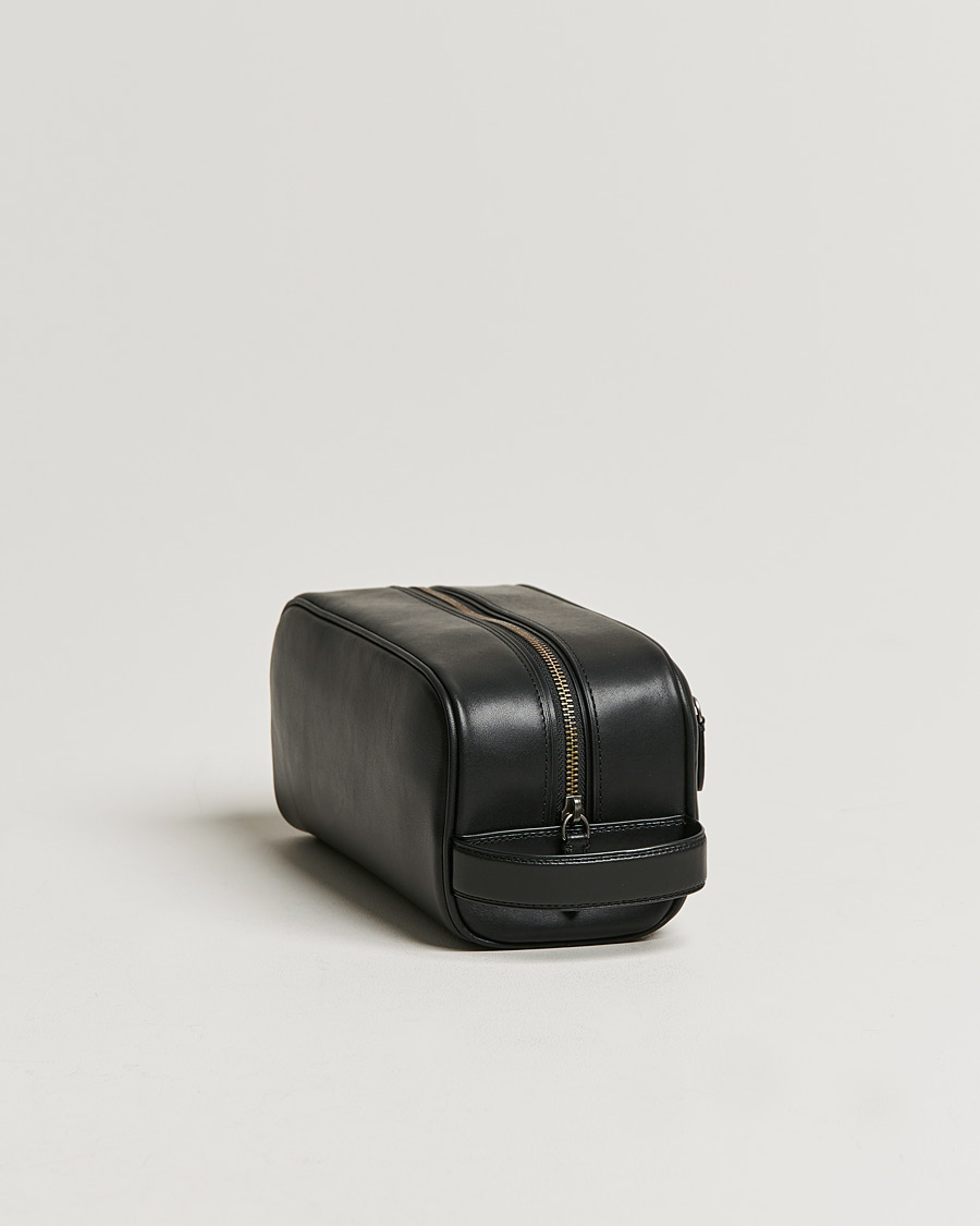 Herre | Vesker | Polo Ralph Lauren | Leather Wash Bag Black