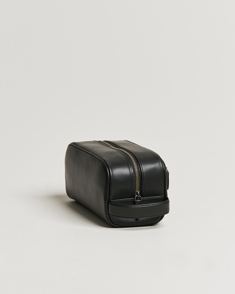 Herre | World of Ralph Lauren | Polo Ralph Lauren | Leather Washbag Black