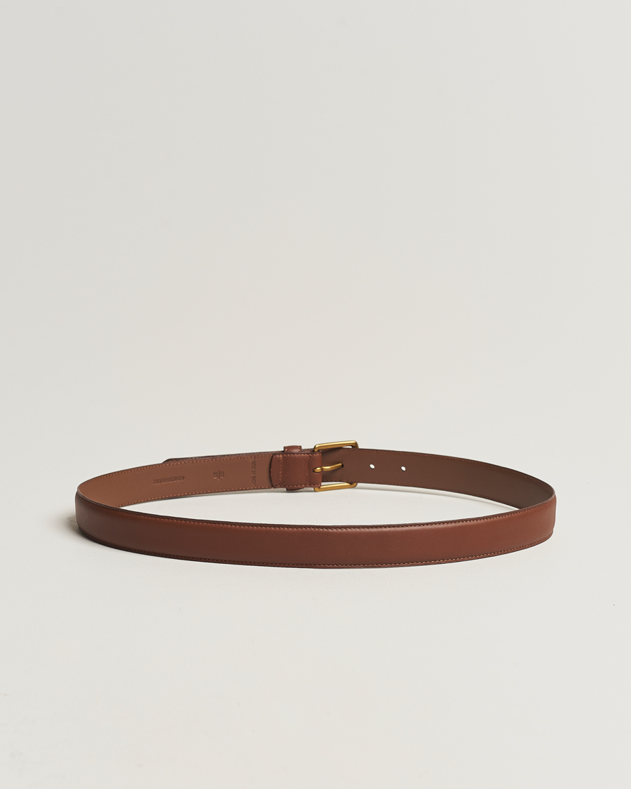 Herre | Belter | Polo Ralph Lauren | Leather Belt Brown