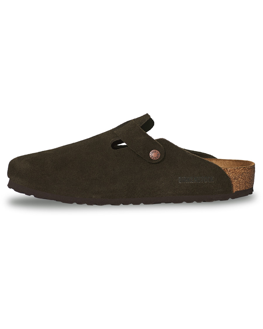 Herre | BIRKENSTOCK Boston Soft Footbed Mocca Suede | BIRKENSTOCK | Boston Soft Footbed Mocca Suede