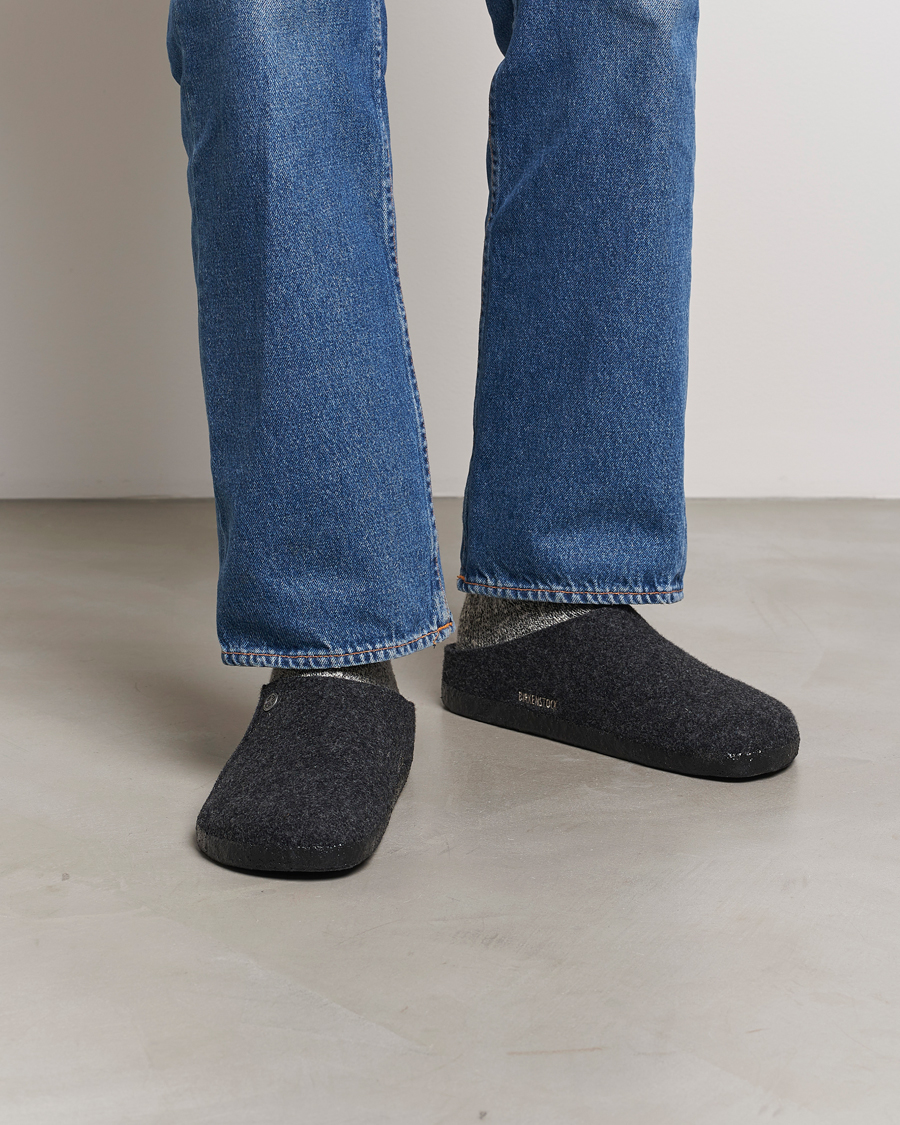 Herre | Sandaler og tøfler | BIRKENSTOCK | Zermatt Wool Felt Anthracite