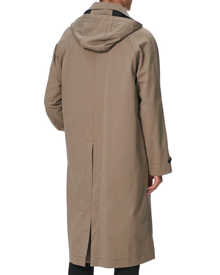 Herre | Jakker | Filippa K | Windsor Hooded Cotton Coat Grey Taupe