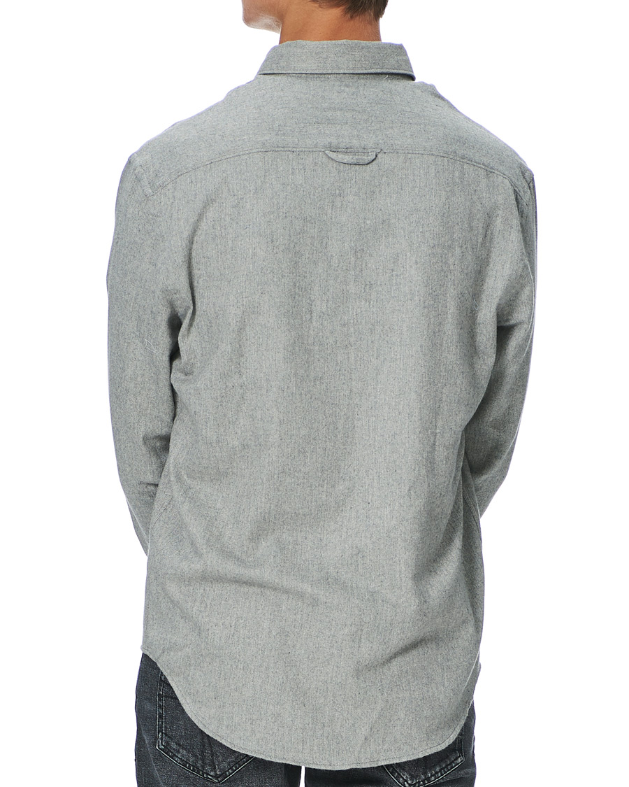 Herre | Skjorter | Filippa K | Zachary Flannel Shirt Grey Melange