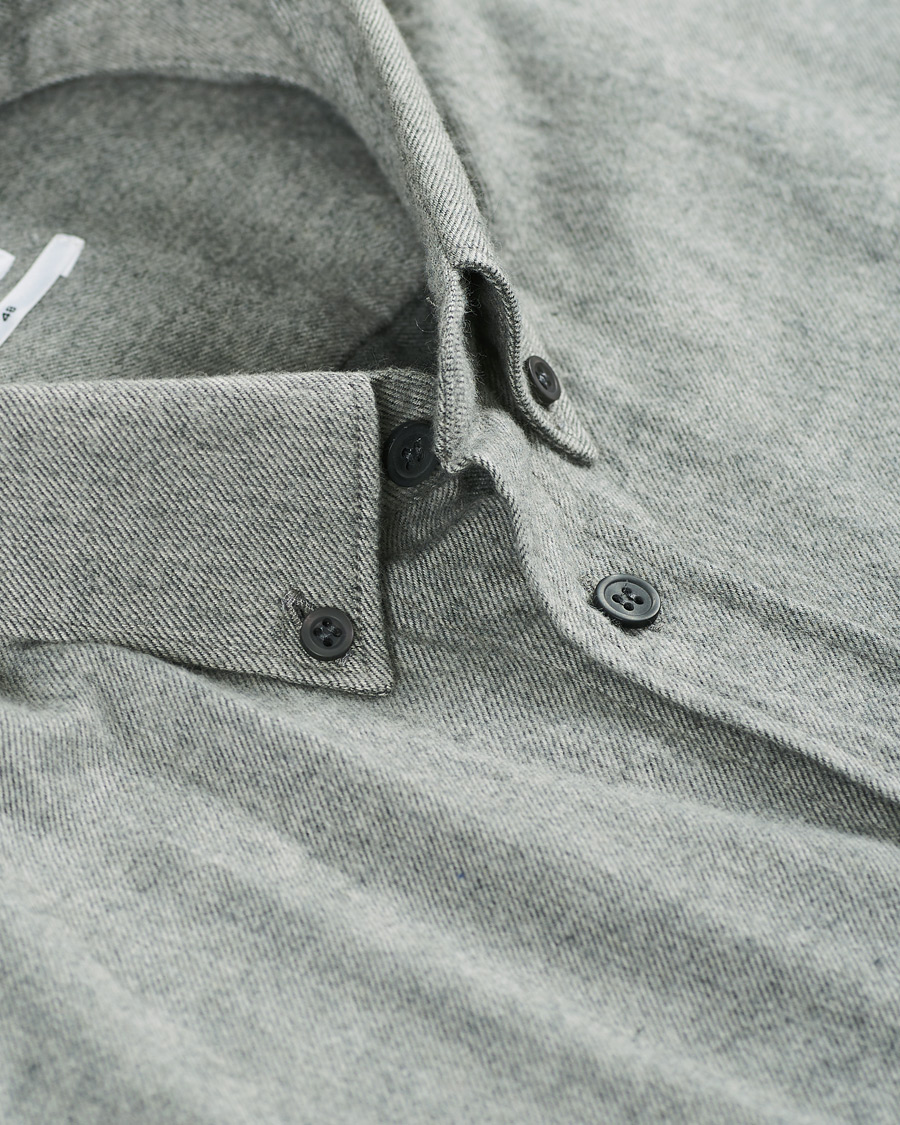 Herre | Skjorter | Filippa K | Zachary Flannel Shirt Grey Melange
