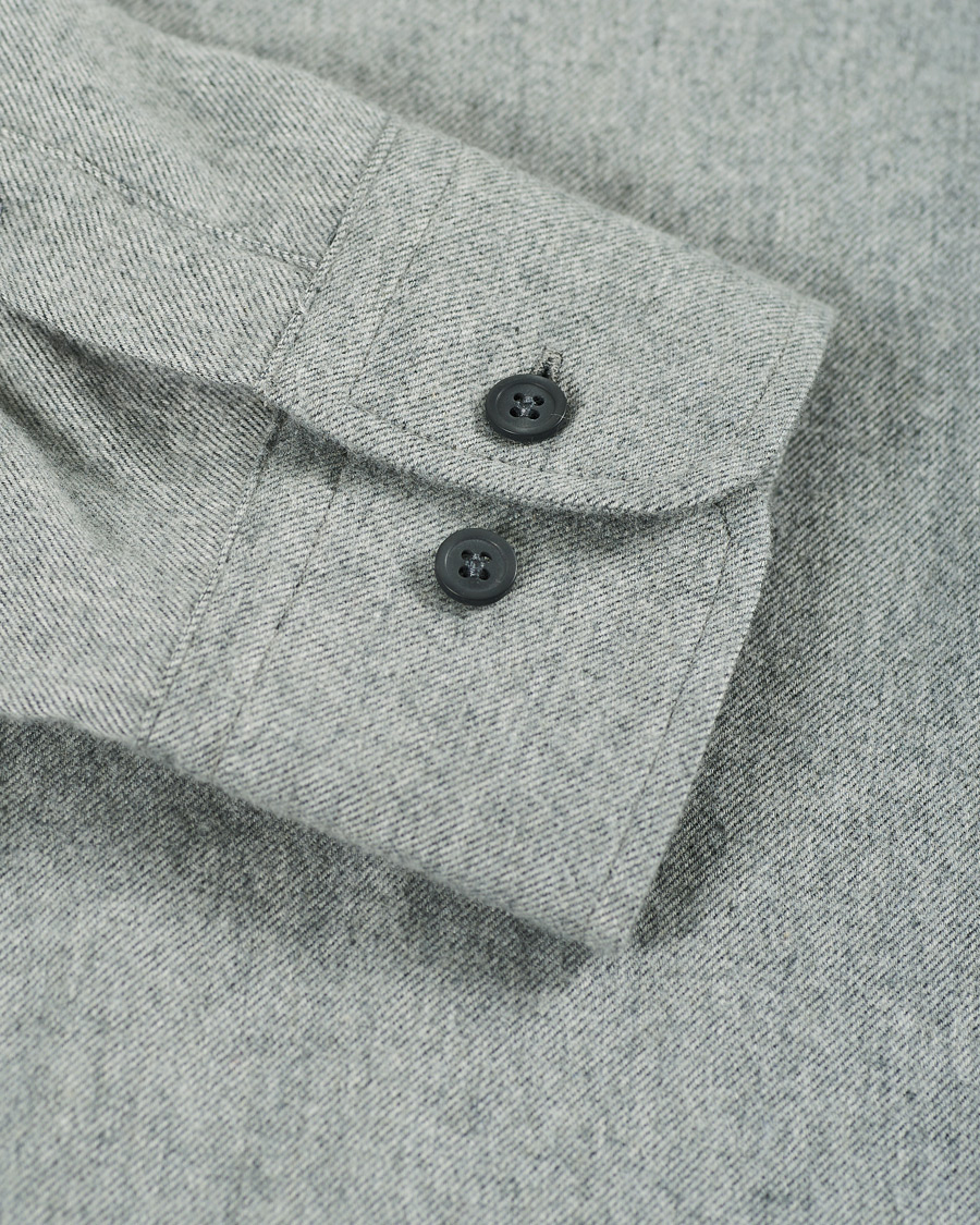 Herre | Skjorter | Filippa K | Zachary Flannel Shirt Grey Melange