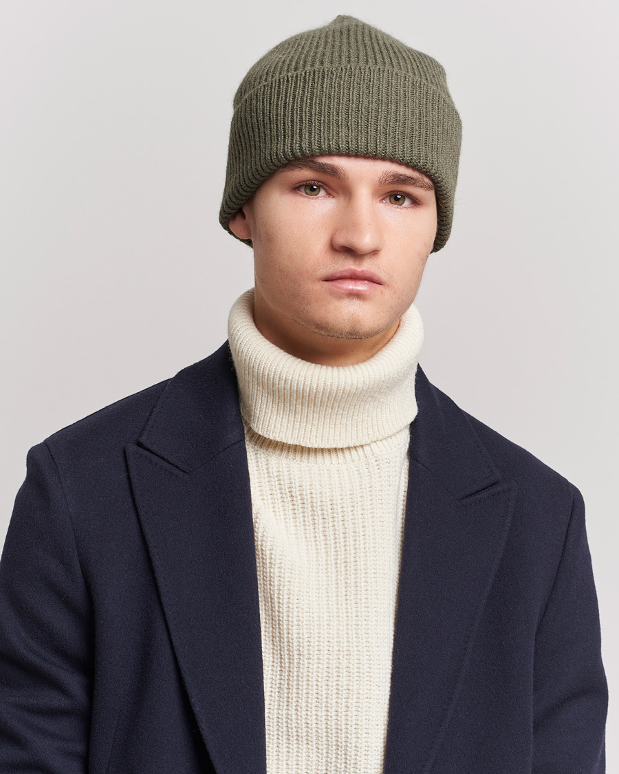 Herre | Le Bonnet | Le Bonnet | Lambswool/Caregora Beanie Croco