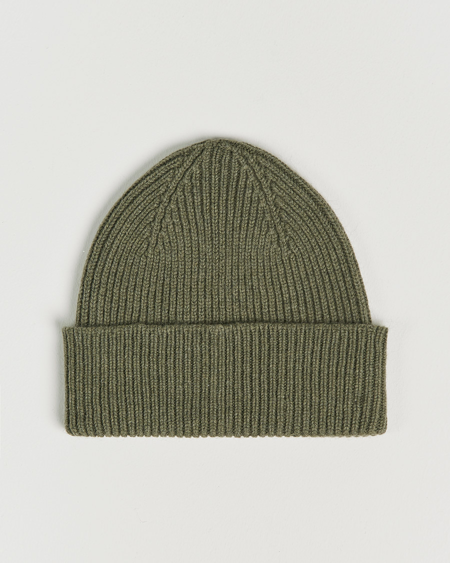 Herre | Luer | Le Bonnet | Lambswool/Caregora Beanie Croco