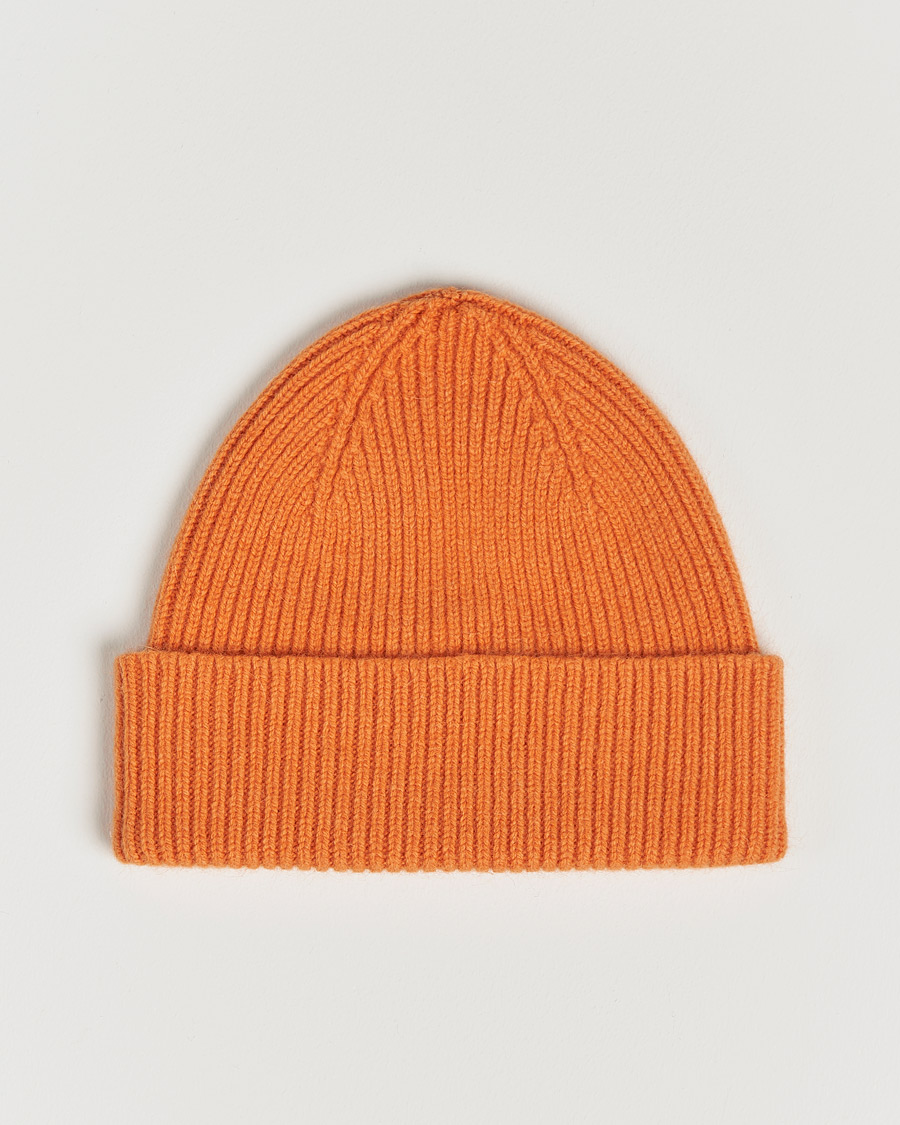 Herre | Le Bonnet Lambswool/Caregora Beanie Flame | Le Bonnet | Lambswool/Caregora Beanie Flame
