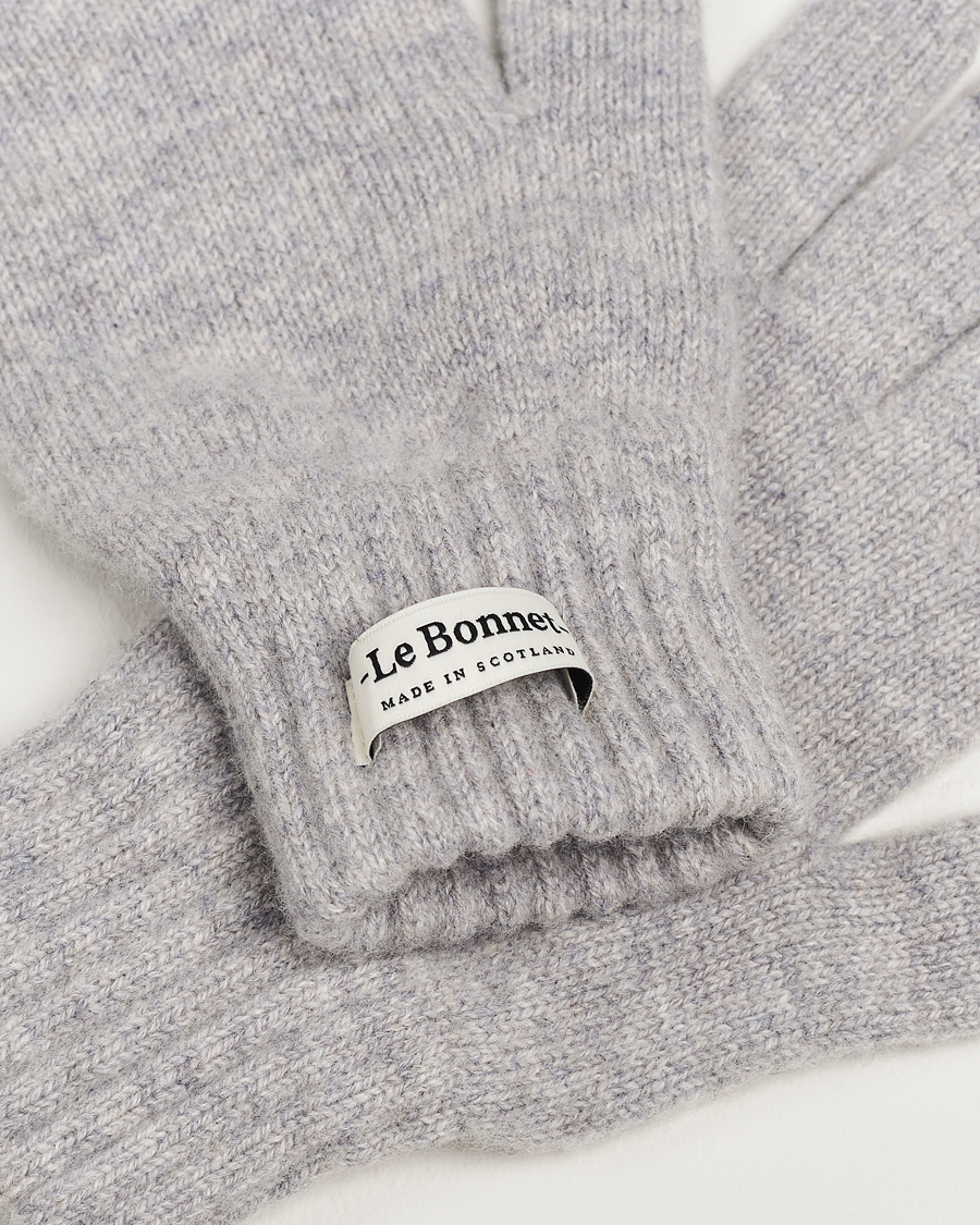 Herre | Assesoarer | Le Bonnet | Merino Wool Gloves Smoke