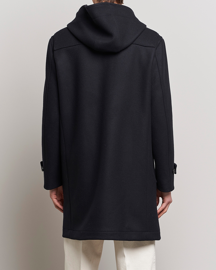 Herre | Jakker | Mackintosh | Weir Wool Hooded Duffle Navy