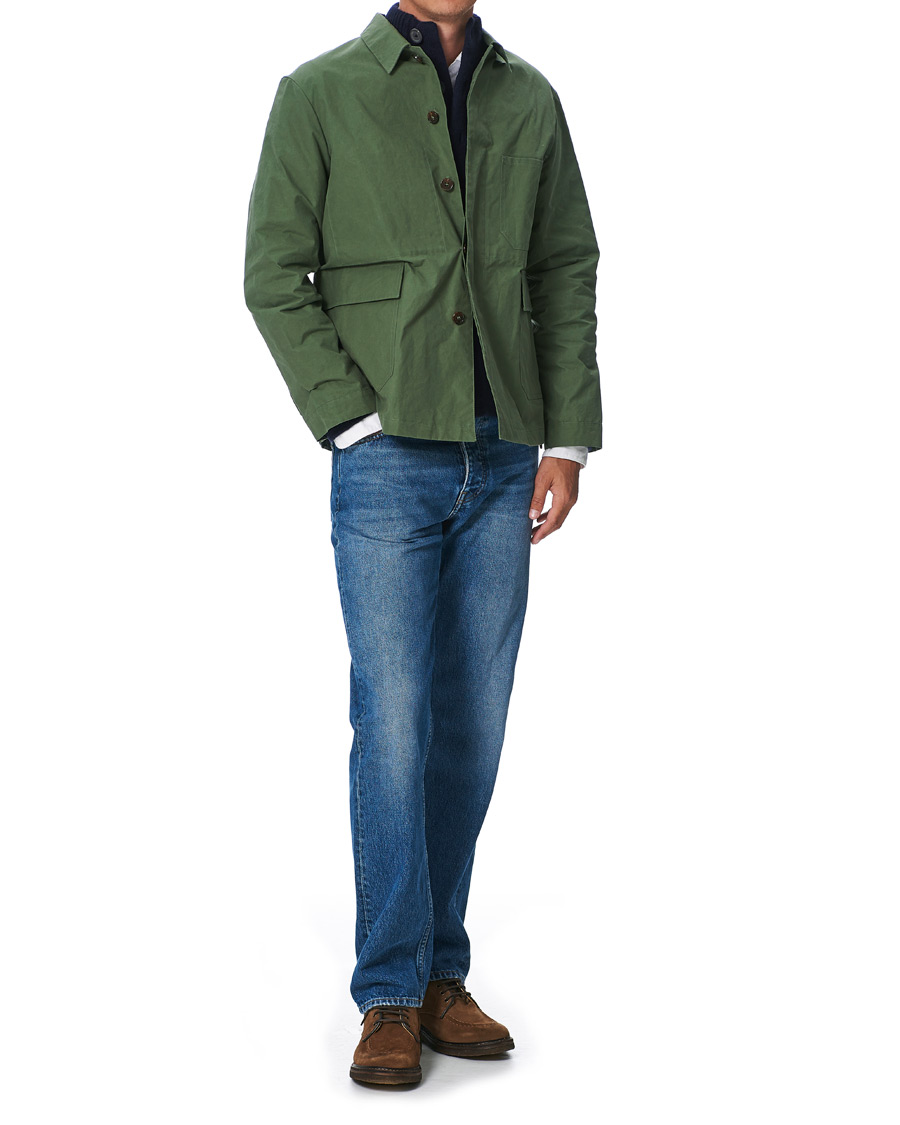 Herre | Jakker | Mackintosh | Drizzle Chore Dry Wax Shirt Jacket Winter Moss
