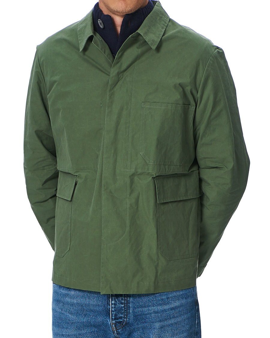 Herre | Jakker | Mackintosh | Drizzle Chore Dry Wax Shirt Jacket Winter Moss