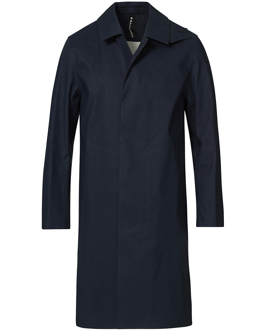 Herre | Jakker | Mackintosh | Oxford Bonded Cotton Coat Navy