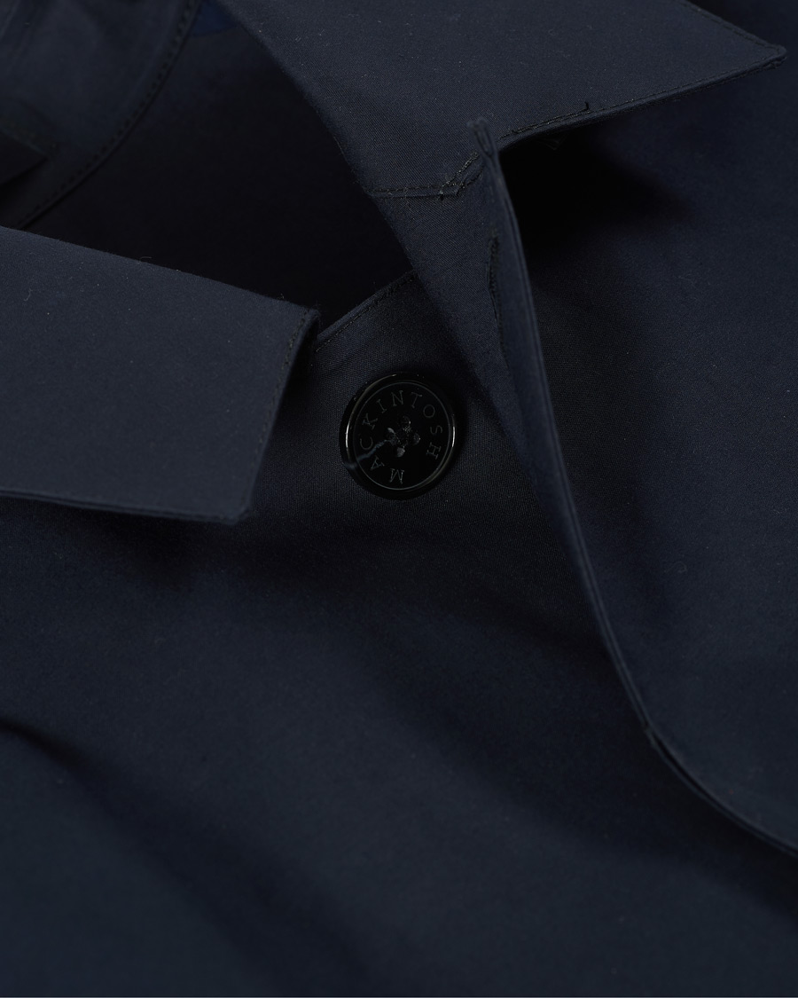 Herre | Jakker | Mackintosh | Oxford Bonded Cotton Coat Navy