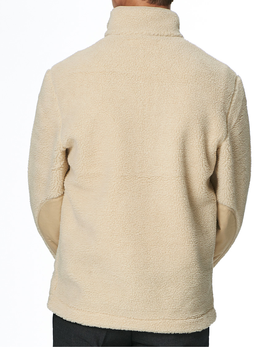 Herre | Gensere | Samsøe Samsøe | Samsøe & Samsøe Timo Fleece Half Zip Brown Rice