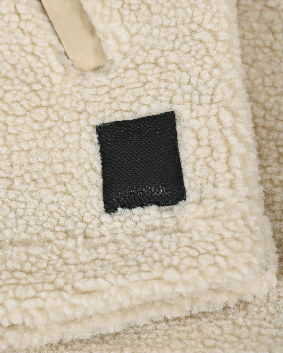 Herre | Gensere | Samsøe Samsøe | Samsøe & Samsøe Timo Fleece Half Zip Brown Rice