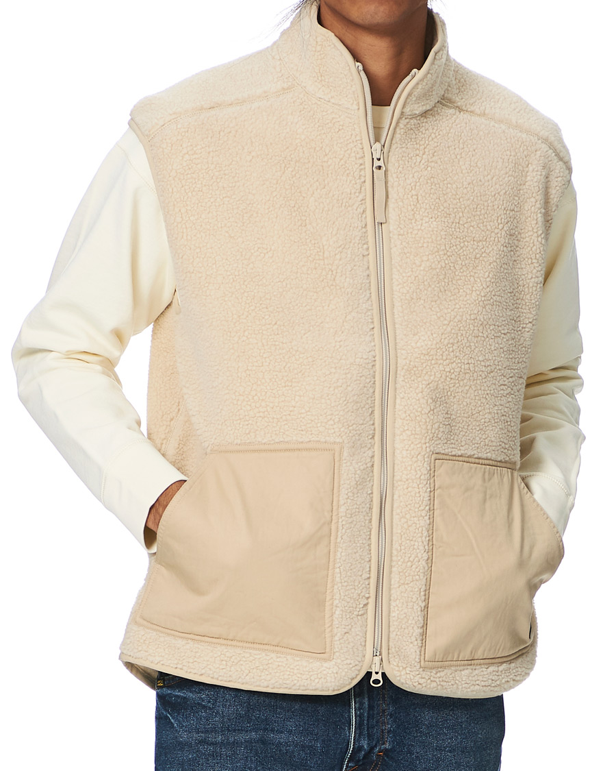 Herre | Gensere | Samsøe Samsøe | Samsøe & Samsøe Tim Fleece Vest Brown Rice