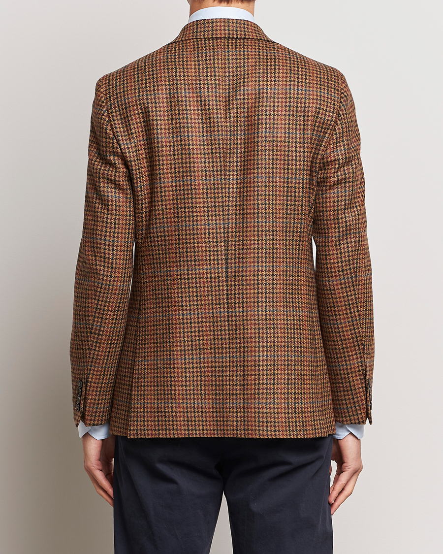 Herre | Dressjakker | Walker Slater | Edward Lambswool Houndstooth Blazer Tan