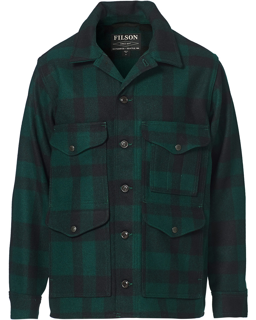 Herre | Jakker | Filson | Mackinaw Cruiser Shirt Jacket Green/Black