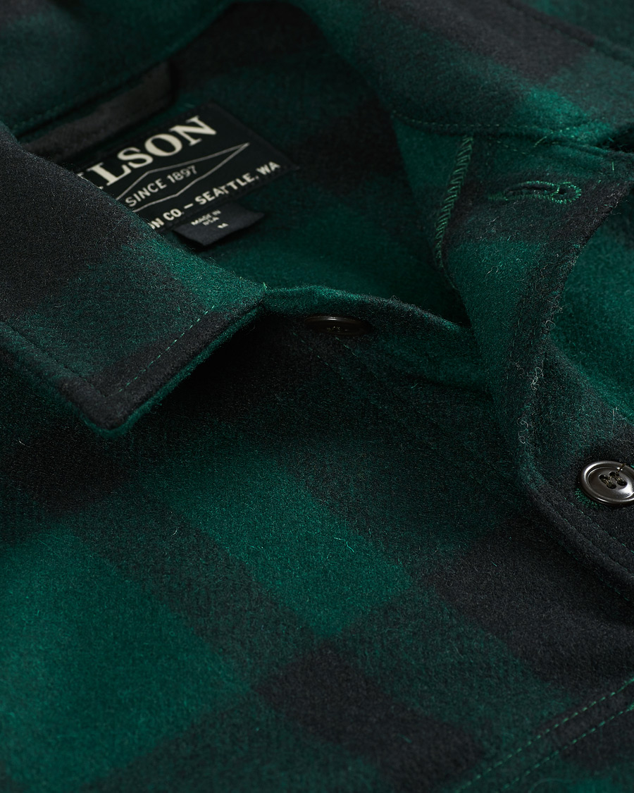 Herre | Jakker | Filson | Mackinaw Cruiser Shirt Jacket Green/Black