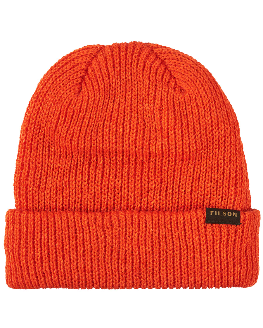 Herre | Filson Wool Watch Cap Orange | Filson | Wool Watch Cap Orange