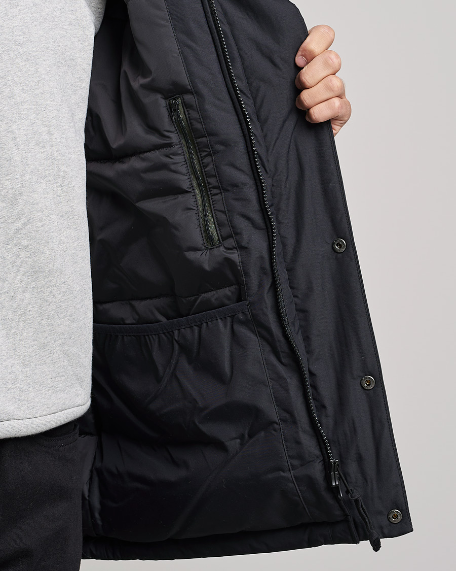 Herre | Jakker | Fred Perry | Padded Zip Through Parka Black