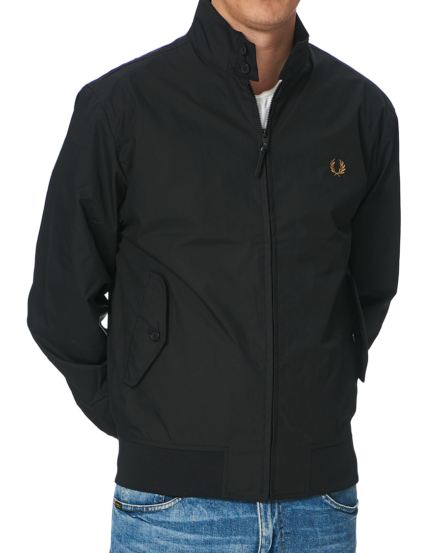 Herre | Jakker | Fred Perry | Harrington Jacket Black