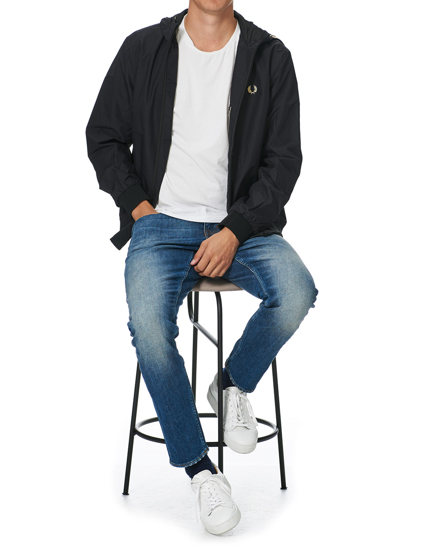 Herre | Jakker | Fred Perry | Hooded Brentham Jacket Black