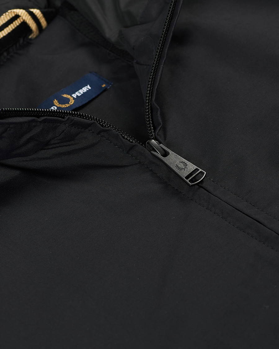 Herre | Jakker | Fred Perry | Hooded Brentham Jacket Black