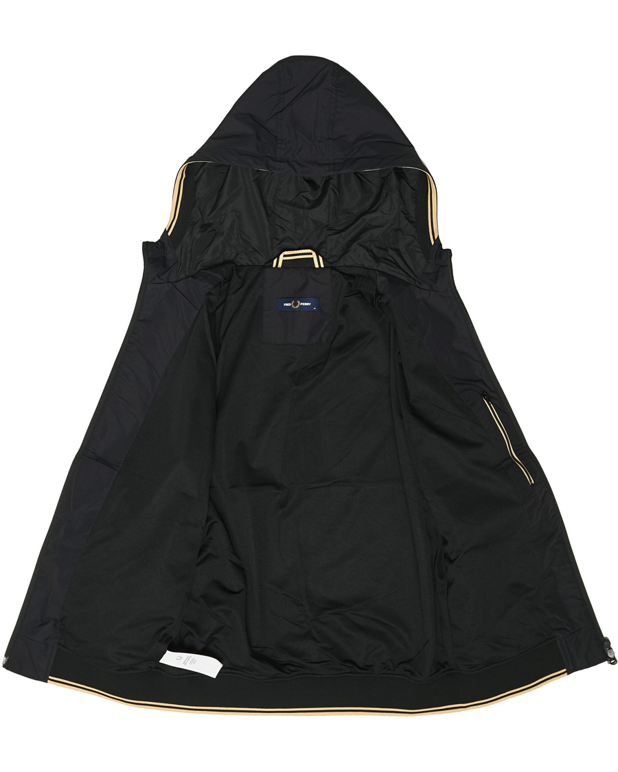 Herre | Jakker | Fred Perry | Hooded Brentham Jacket Black