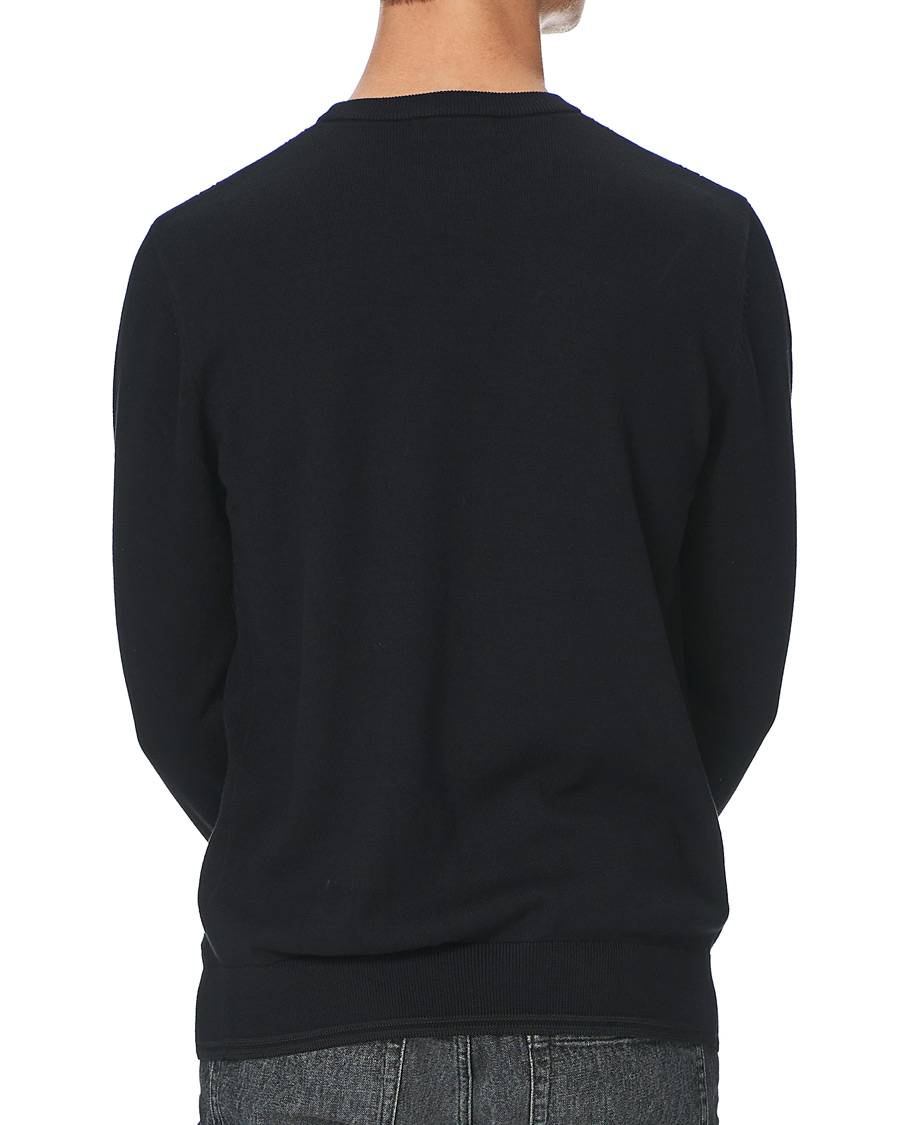 Herre | Gensere | Fred Perry | Cable Knit Crew Neck Jumper Black