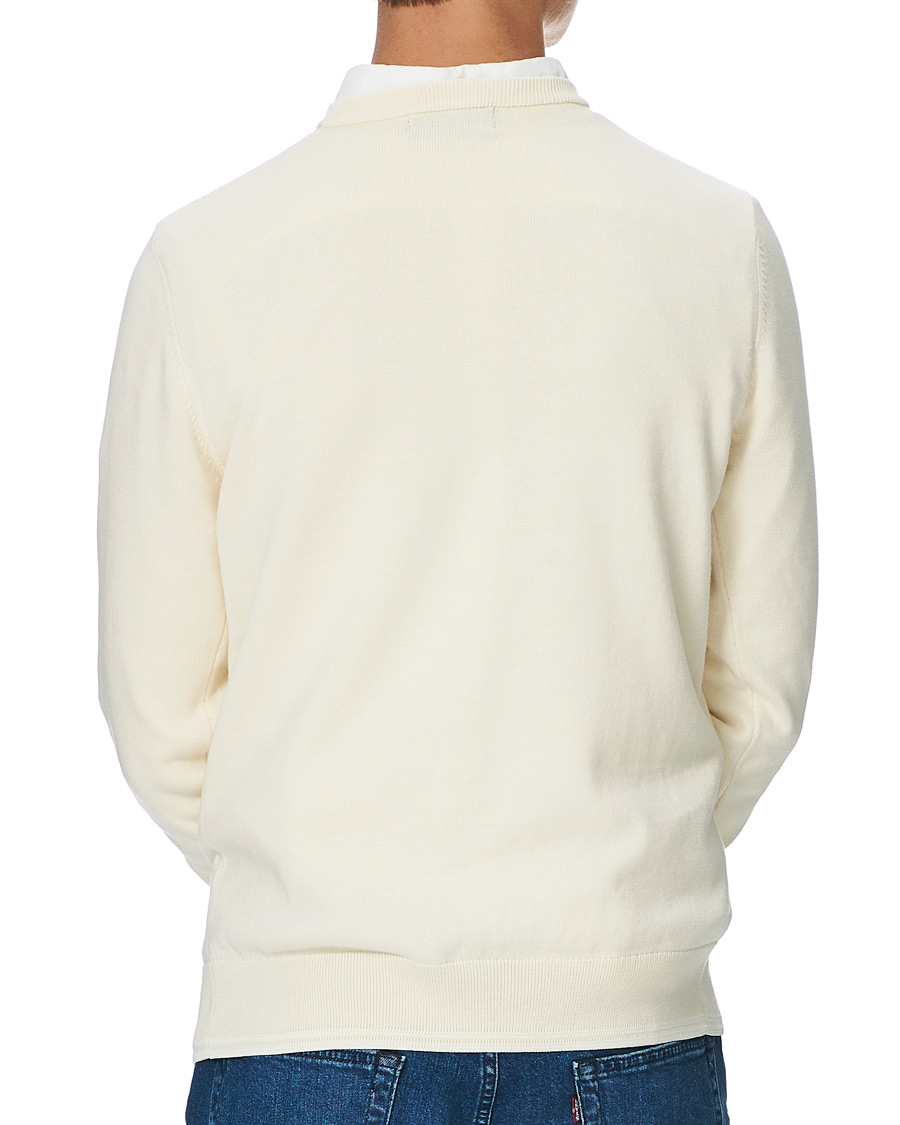 Herre | Gensere | Fred Perry | Cable Knit Crew Neck Jumper Ecru