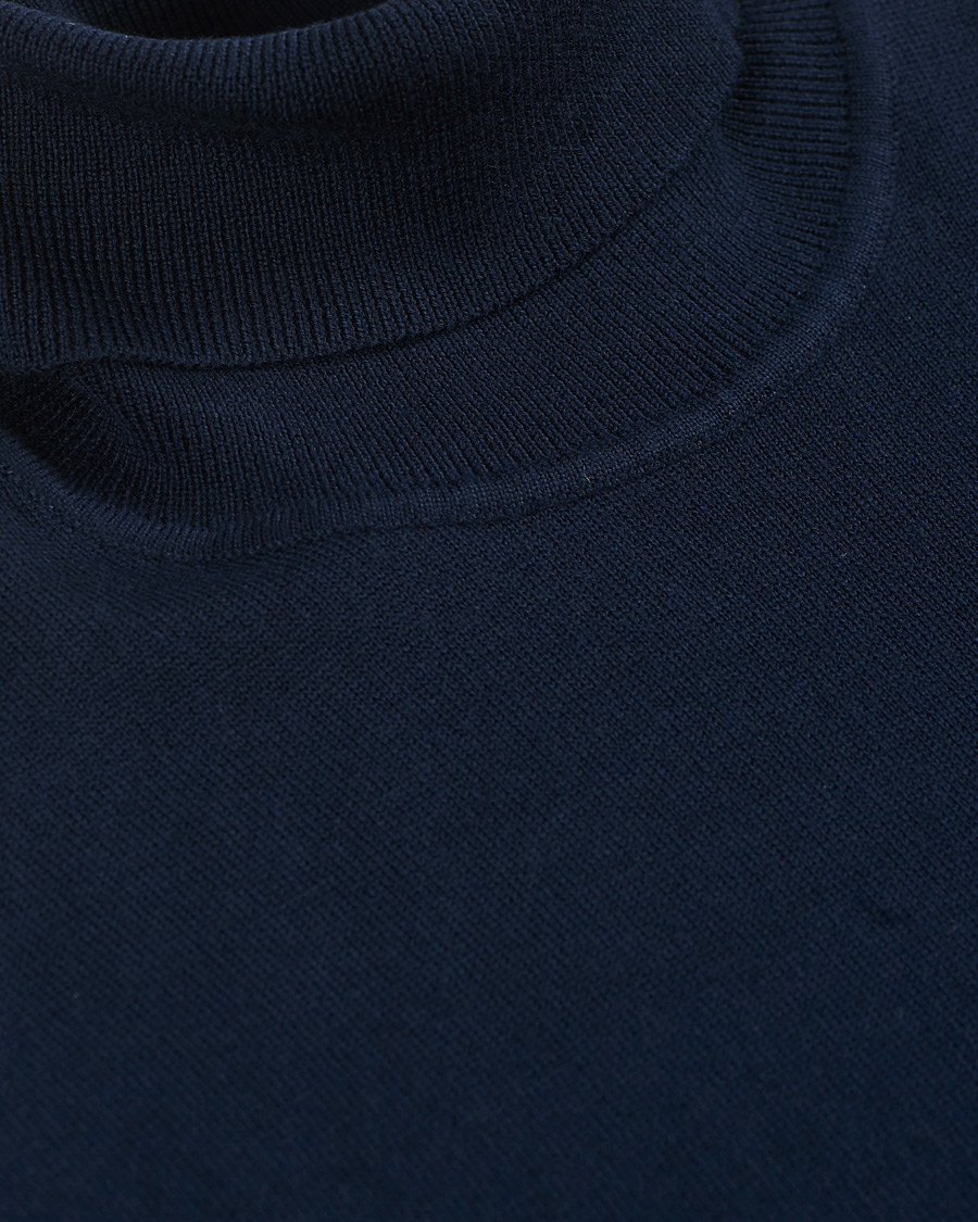 Herre | Gensere | Fred Perry | Rollneck Jumper Navy