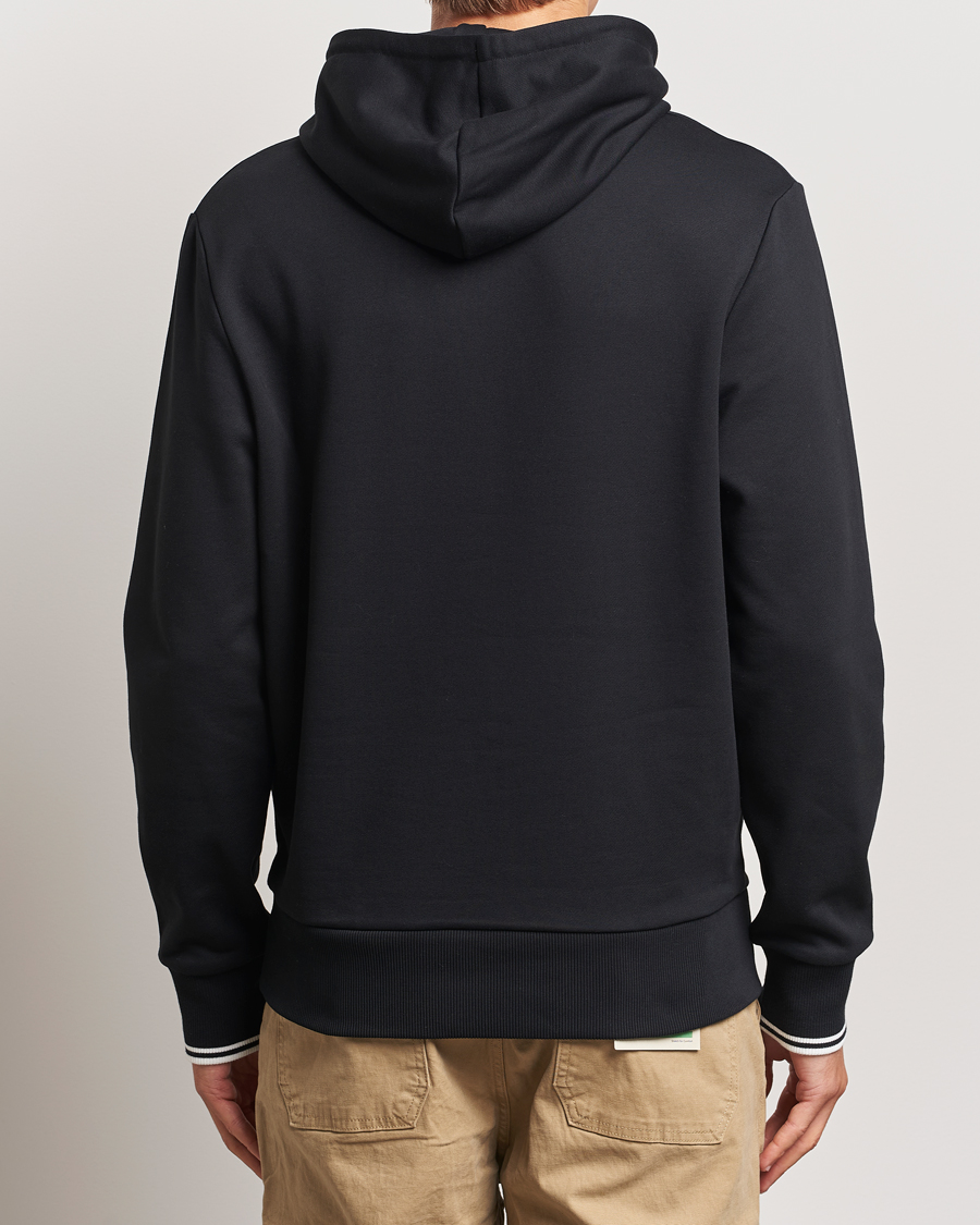 Herre | Gensere | Fred Perry | Tipped Hoodie Black