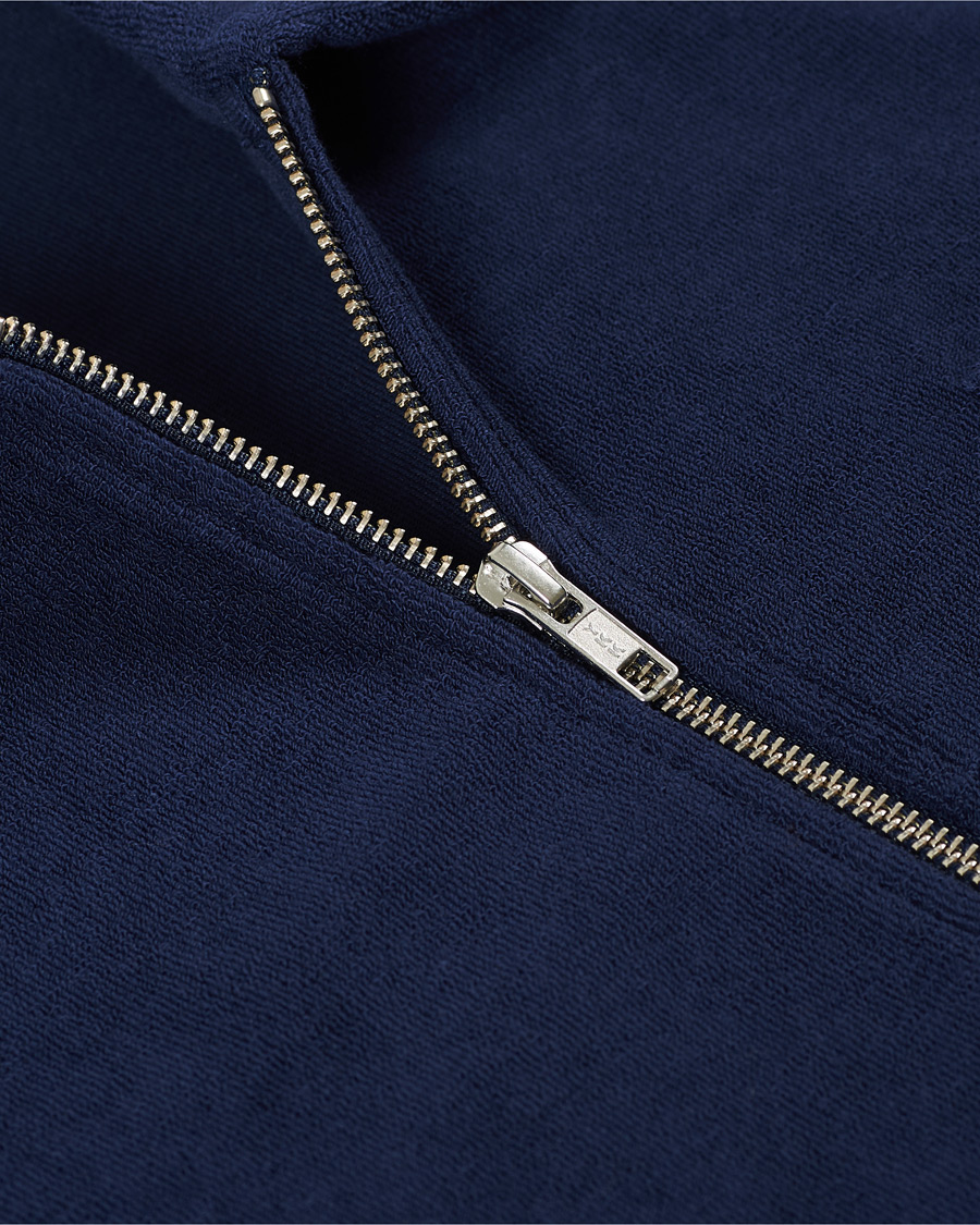 Herre | Gensere | Fred Perry | Reissues Towelling Jacket Carbon Blue
