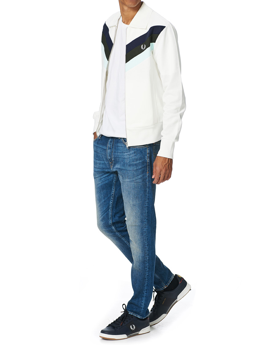 Herre | Fred Perry Bonded Leather Sneakers Navy | Fred Perry | Bonded Leather Sneakers Navy
